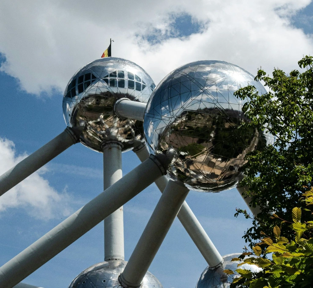 The Atomium in Brussels, reflecting Trigrr's Belgian origins