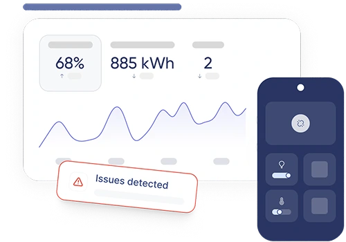 Monitor performance, detect anomalies and control building systems from a unified experience