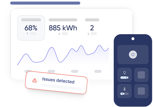 Monitor performance, detect anomalies and control building systems from a unified experience